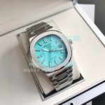 Replica Patek Philippe Tiffany Blue Nautilus 5711 Watch Stainless Steel Bracelet 40MM